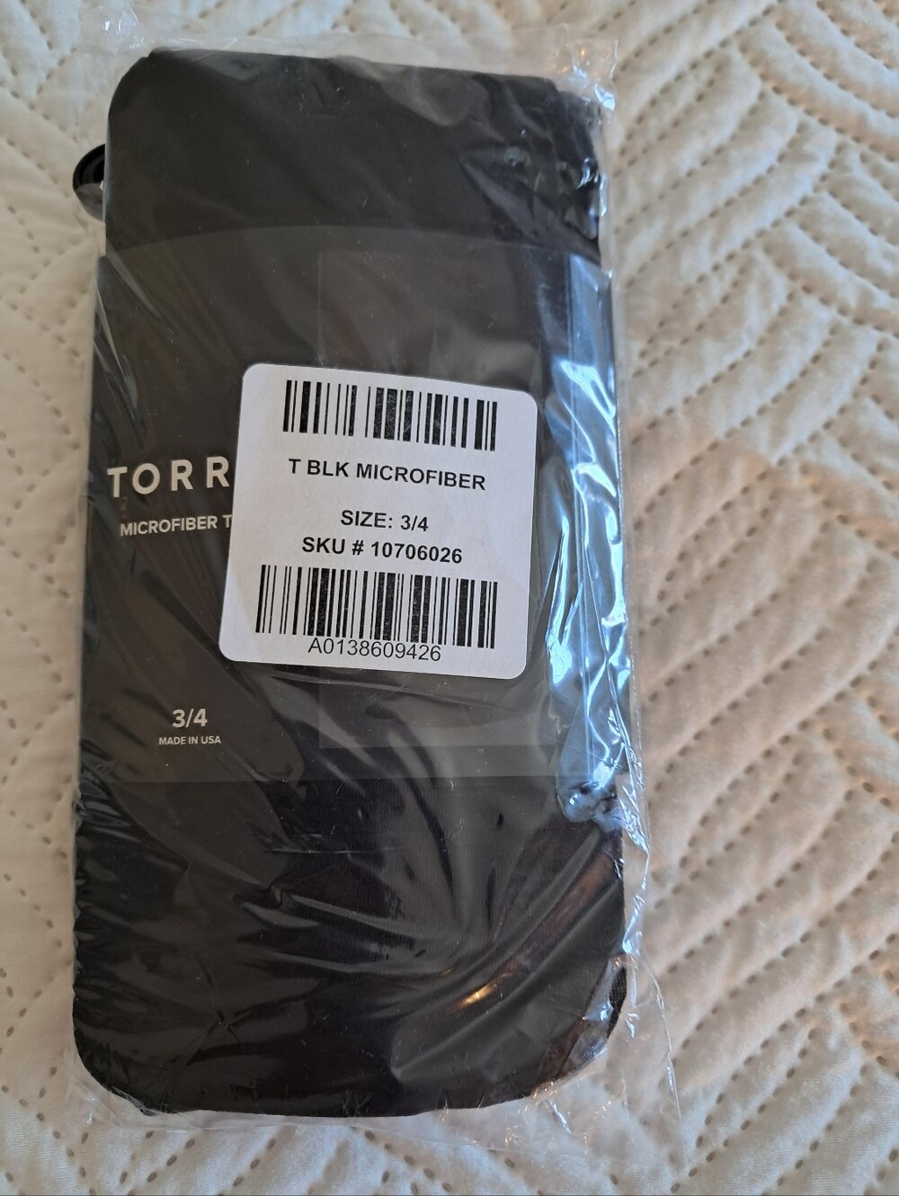 NIP Torrid Black Microfiber 3/4 Tights